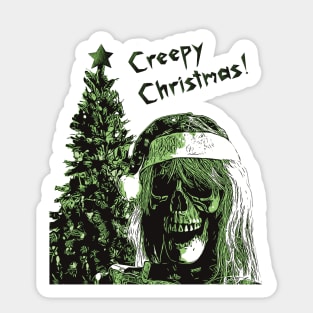 Creepy skeletal Christmas! Sticker